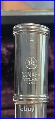 Yamaha YFL-22 Silver Flute, Japan. Very Good Condition. $185 OBO