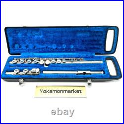 Yamaha YFL-23 Flute Nickel Silver Music Instrument With Hand Case YFL23 Used