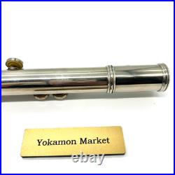 Yamaha YFL-23 Flute Nickel Silver Music Instrument With Hand Case YFL23 Used