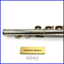 Yamaha YFL-23 Flute Nickel Silver Music Instrument With Hand Case YFL23 Used