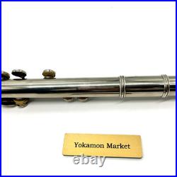Yamaha YFL-23 Flute Nickel Silver Music Instrument With Hand Case YFL23 Used