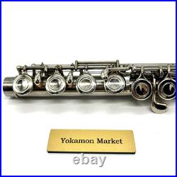Yamaha YFL-23 Flute Nickel Silver Music Instrument With Hand Case YFL23 Used
