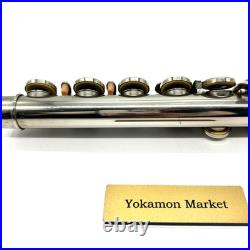 Yamaha YFL-23 Flute Nickel Silver Music Instrument With Hand Case YFL23 Used