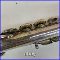 Yamaha YFL-311 Flute Nickel Silver with Hard Case Working Used Yamaha YFL-311 Flute Nickel Silver with Hard Case Working Used