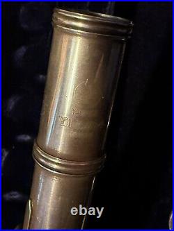 Yamaha YFL-34 Closed Hole Flute with Sterling Silver Headjoint Vintage Late 70s