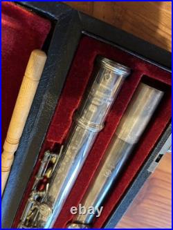 Yamaha YFL-451 Flute Silver Musical instrument Professional model Used Japan