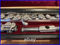 Yamaha YFL-451 Flute Silver Musical instrument Professional model Used Japan