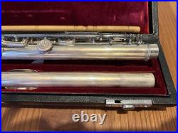 Yamaha YFL-451 Flute Silver Musical instrument Professional model Used Japan