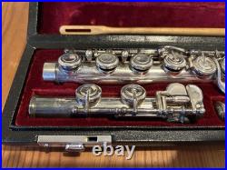 Yamaha YFL-451 Flute Silver Musical instrument Professional model Used Japan