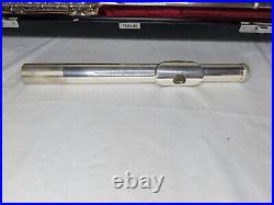 Yamaha YFL-481 Solid Silver Flute with Hard & Soft Case