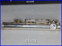 Yamaha YFL-481 Solid Silver Flute with Hard & Soft Case