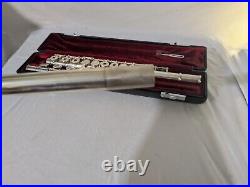 Yamaha YFL-481 Solid Silver Flute with Hard & Soft Case