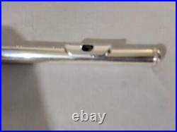 Yamaha YFL-481 Solid Silver Flute with Hard & Soft Case