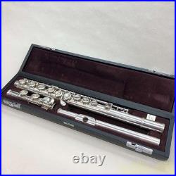 Yamaha YFL-514 Flute Silver Headjoint, Silver-Plated Foot, Hard Case