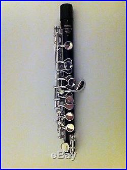 Yamaha YPC-62 Piccolo Flute Grenadilla-Wood Headjoint and Body