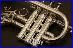 Yamaha YTR-9825 Piccolo Trumpet Custom Series Bb Silver withsoftcase Rank B