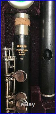 Yamaha Ypc-91 Grenadilla Wood Piccolo Beautiful Condition Overhauled