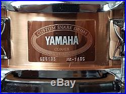 Yamaha seamless copper piccolo snare drum 14x3.5