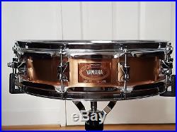 Yamaha seamless copper piccolo snare drum 14x3.5