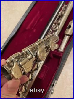 Yokoyama ALTES SY120 Silver Flute Made in Japan with Case