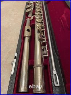 Yokoyama ALTES SY120 Silver Flute Made in Japan with Case